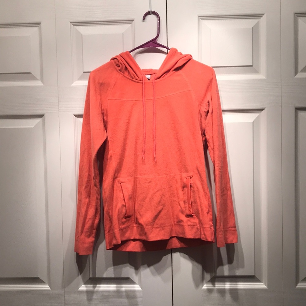 Salmon hooded sweatshirt